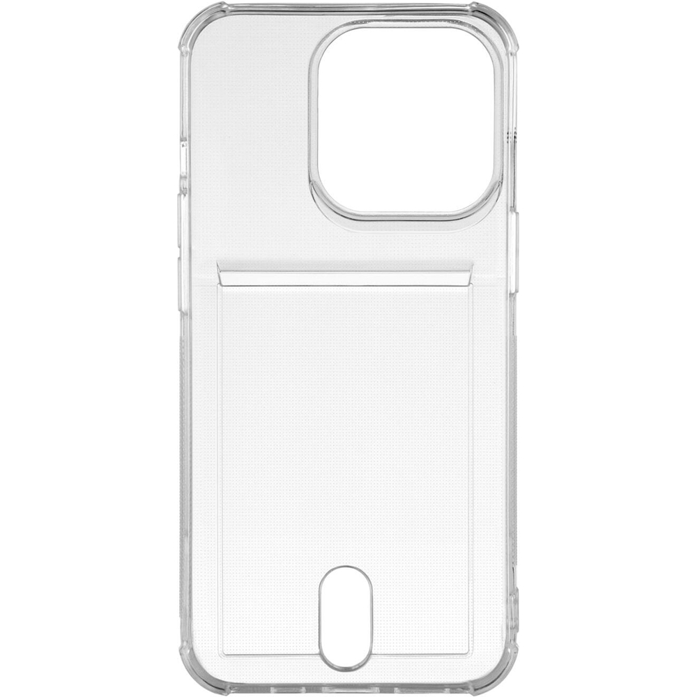 RCS586TT67PCP-I23 Чех. защ. с отд. для кар. Rocket Clear Plus для iPhone 15 Pro Max, TPU, прозрачный