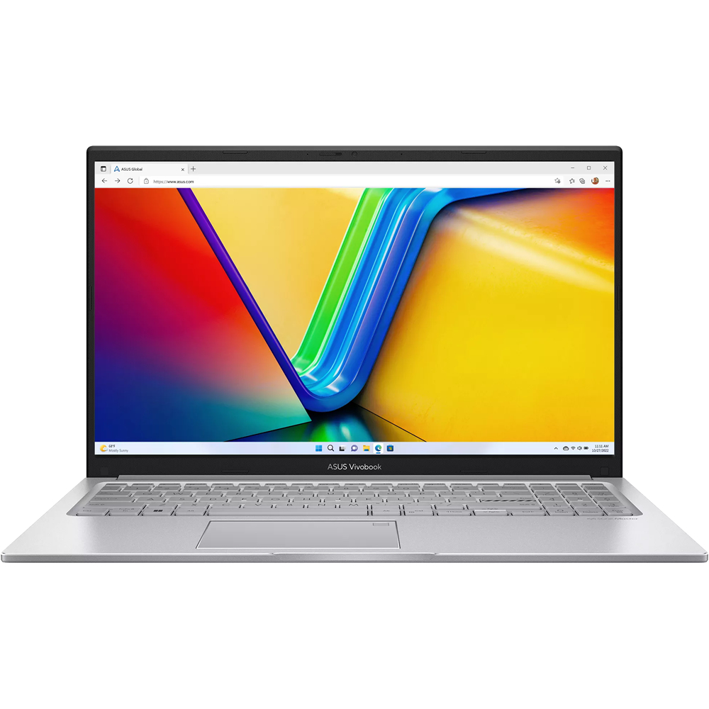 15.6" Ноутбук ASUS Vivobook 15, Intel Core 5 120U, RAM 16 ГБ, SSD 512 ГБ, Intel Graphics, Без ОС, серебристый (90NB13Y2-M02W00)