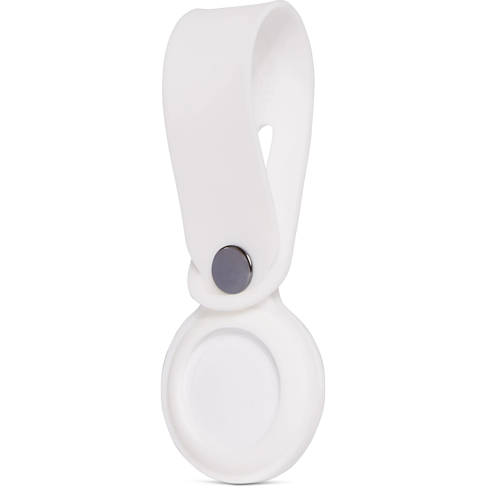 Чехол Decoded Sillicon Loop для Apple AirTag, силикон, белый