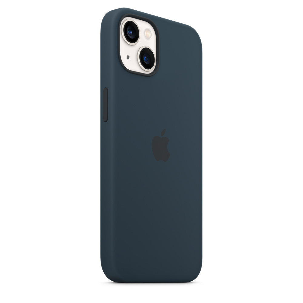 Apple iPhone 13 Silicone Case with MagSafe Abyss Blue Силиконовый чехол MagSafe для IPhone 13 цвета 