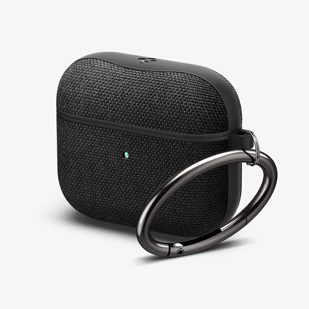  Чехол SPIGEN Urban fit Apple Airpods 3 black пластик/ ткань черный