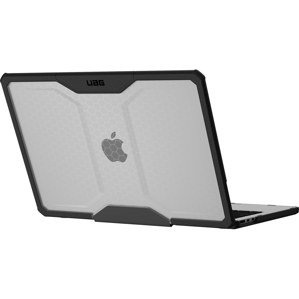 Чехол-накладка UAG Plyo Ice для MacBook Air 13" (2022 M2), «матовый лёд»/чёрный
