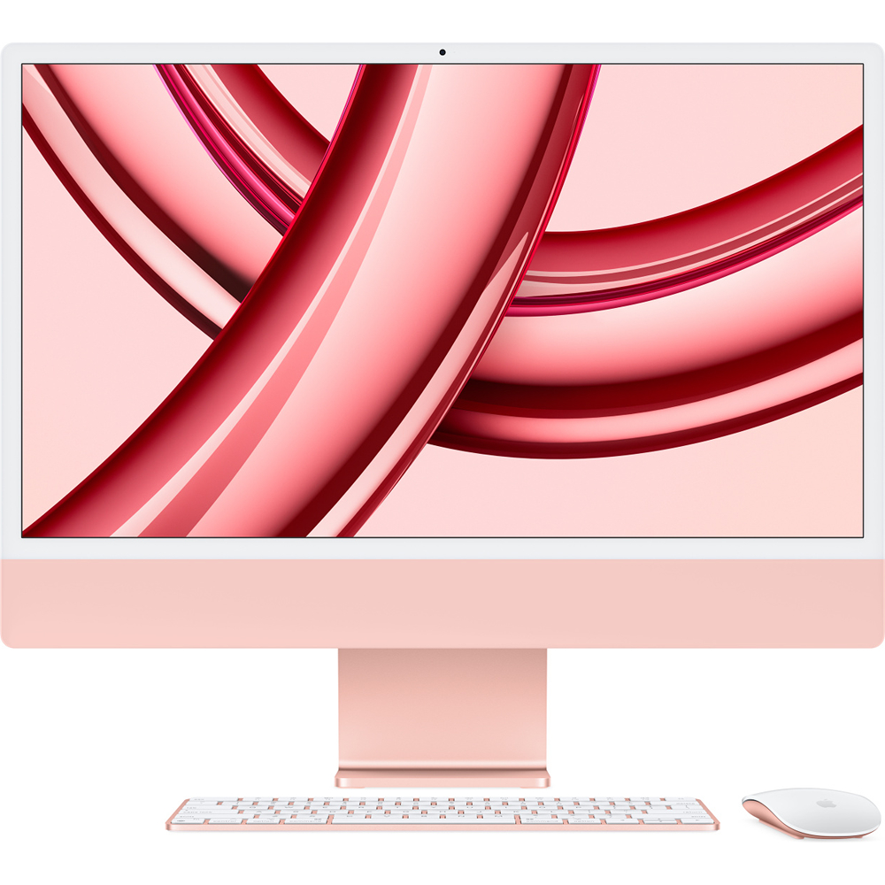 Apple iMac 24" Retina 4,5K, M3 (8C CPU, 8C GPU, 2023), 8 ГБ, 256 ГБ SSD, розовый