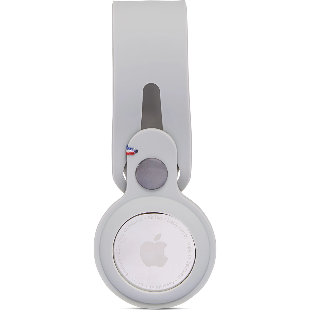 Чехол Decoded Sillicon Loop для Apple AirTag, силикон, серый