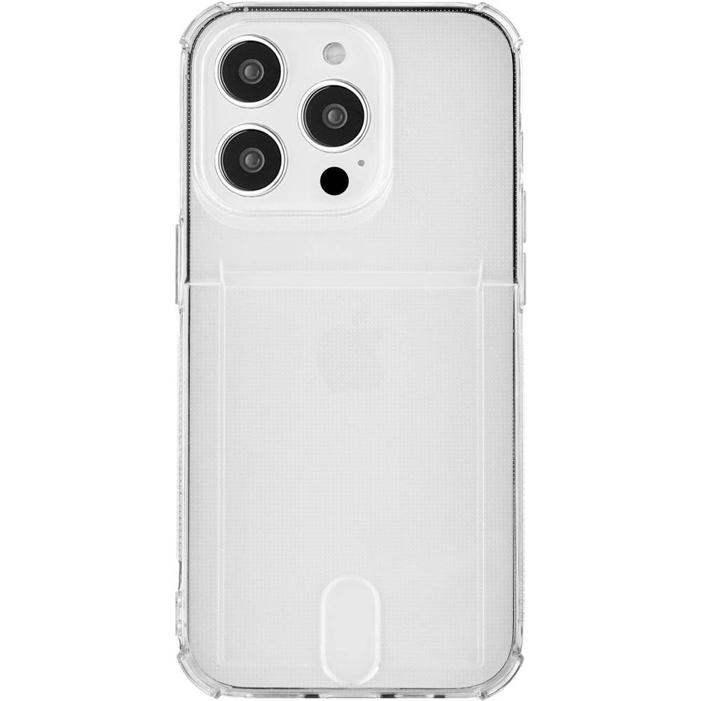 RCS586TT67PCP-I23 Чех. защ. с отд. для кар. Rocket Clear Plus для iPhone 15 Pro Max, TPU, прозрачный