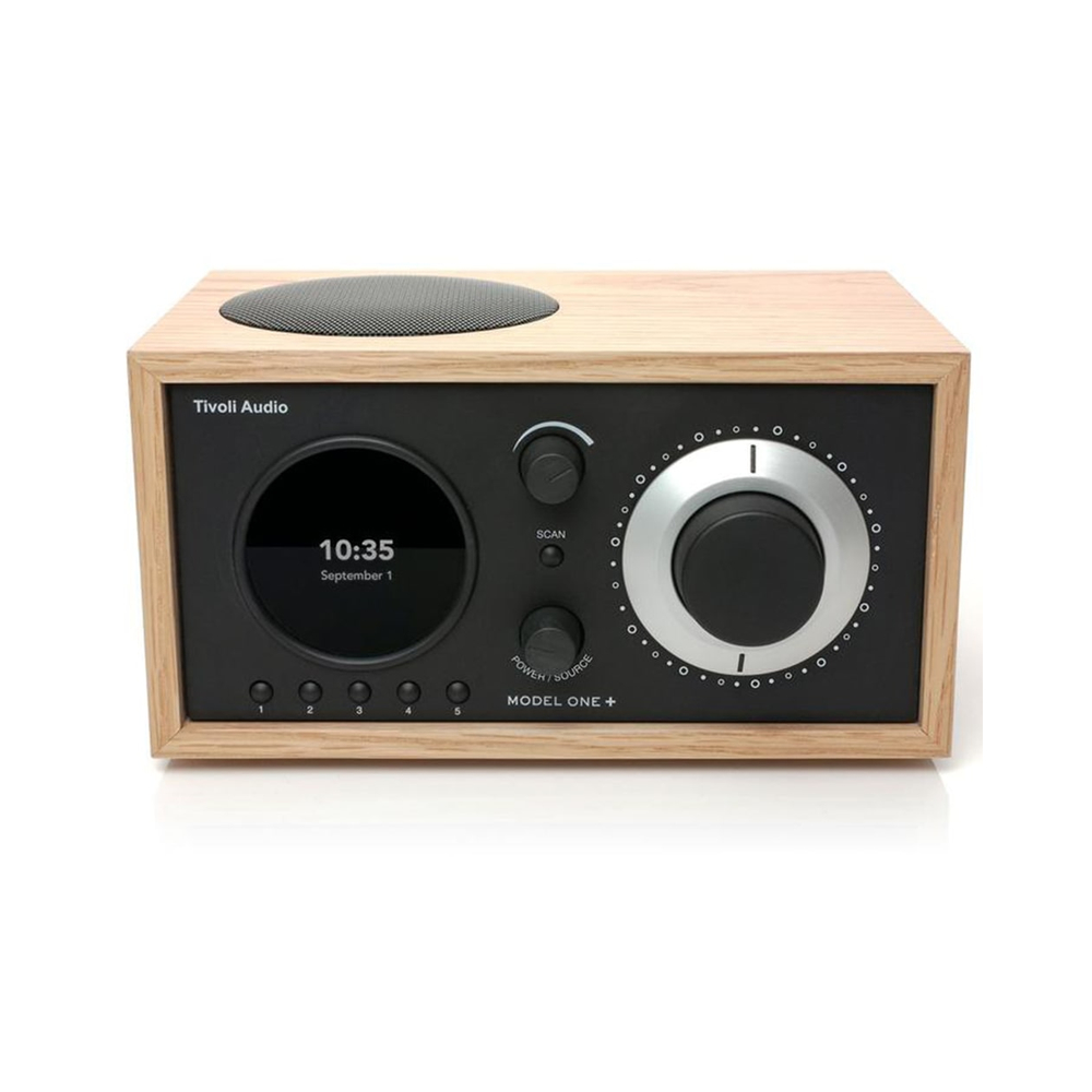 Радиоприемник с часами Tivoli Model One+ Цвет: Дуб/Черный [Oak/Black]
