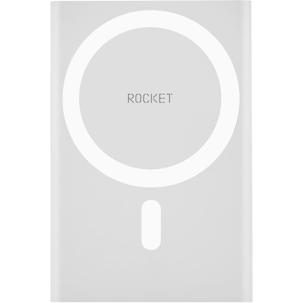 Беспроводная аккумуляторная батарея 5000mAh Rocket Hold, PD20W, цвет: светло-серый