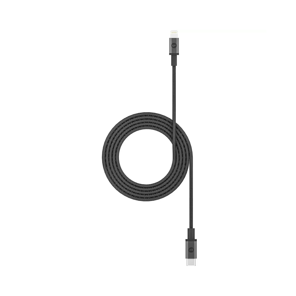 Кабель Mophie USB-C to Lightning. Длина 1,8м.Цвет черный