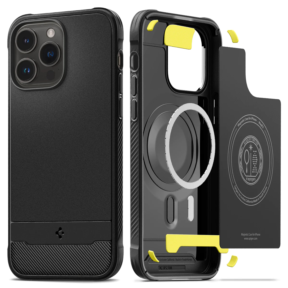  Чехол SPIGEN Rugged Armor( MagFit) для iPhone 14 Pro черный