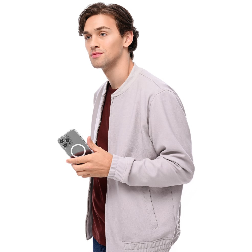 Чехол защитный Real Mag Case, iPhone 14 Pro Max, усиленный, прозр.