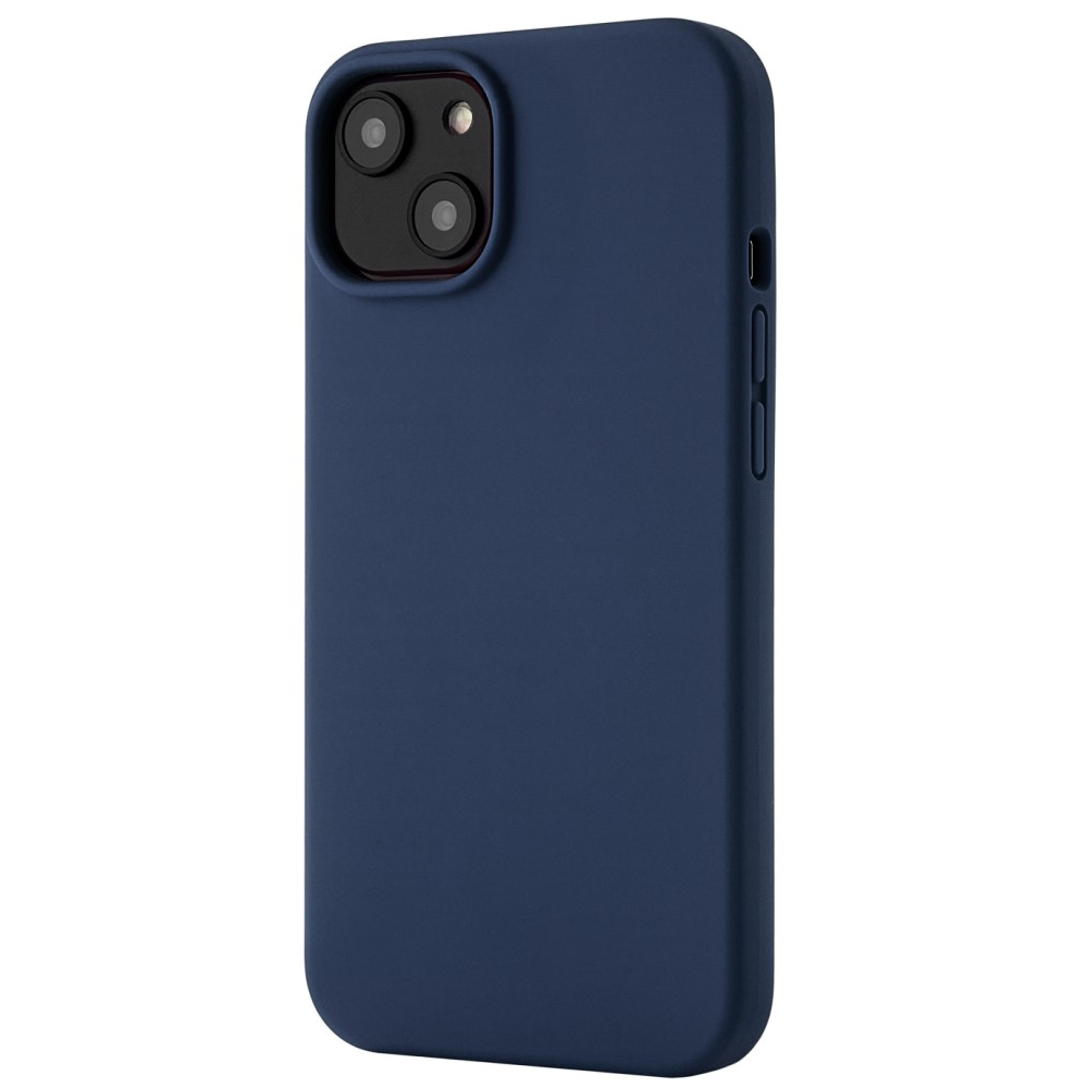 Чехол защитный Touch Mag Case , iPhone 14, силикон , софт-тач, тёмно-синий