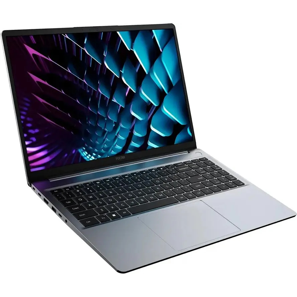 16" Ноутбук Tecno MegaBook K16SDA, AMD Ryzen 5 7430U, RAM 16 ГБ, SSD 512 ГБ, AMD Radeon Graphics, Windows 11 Home, серый (71005000263)