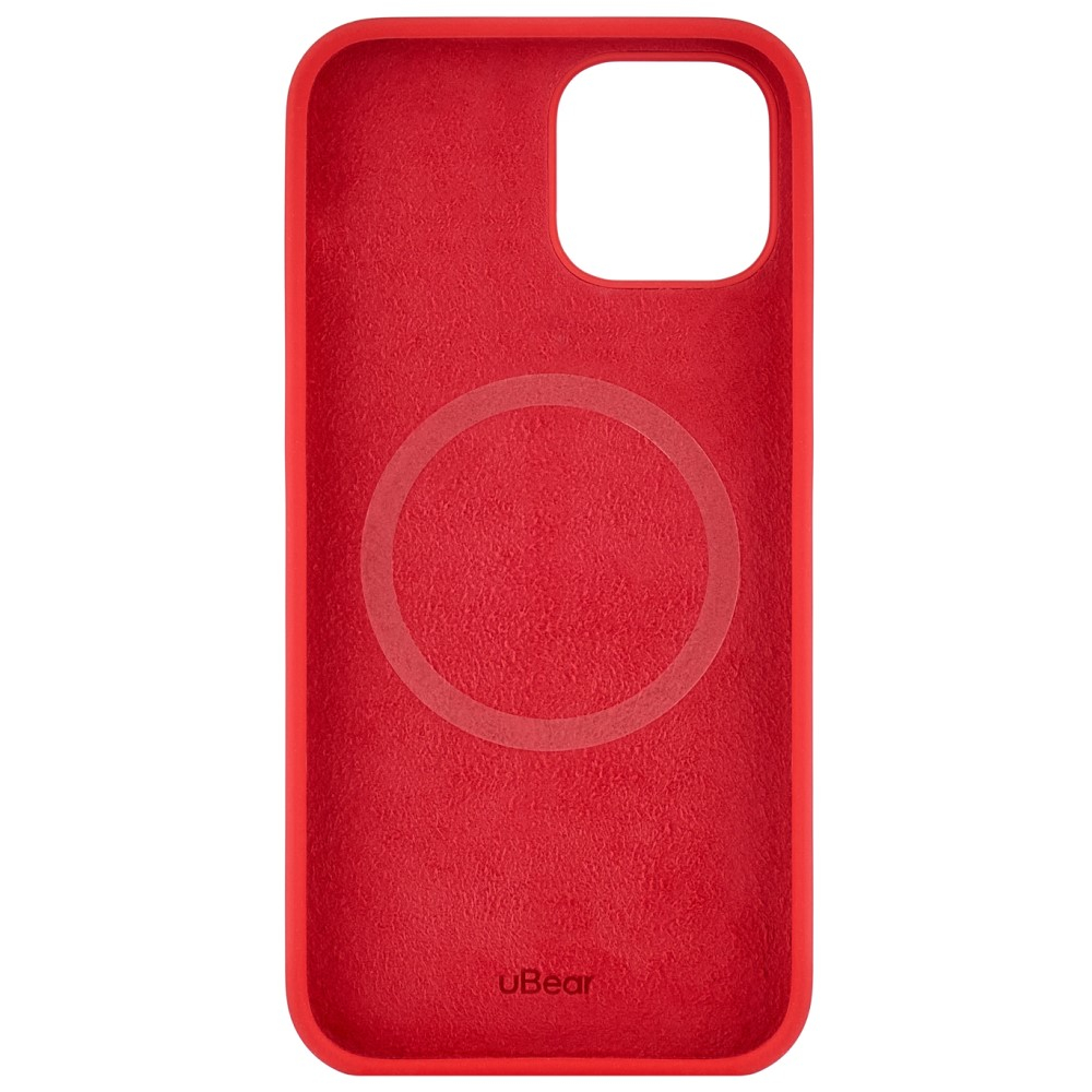 Чехол защитный Touch Mag Case , iPhone 14, силикон , софт-тач, красный