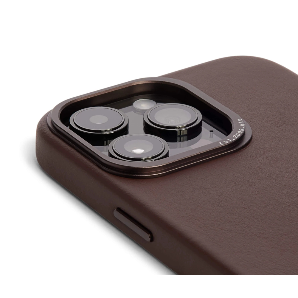 Чехол Decoded Leather Back Cover Brown для iPhone 14 Pro, кожа, коричневый