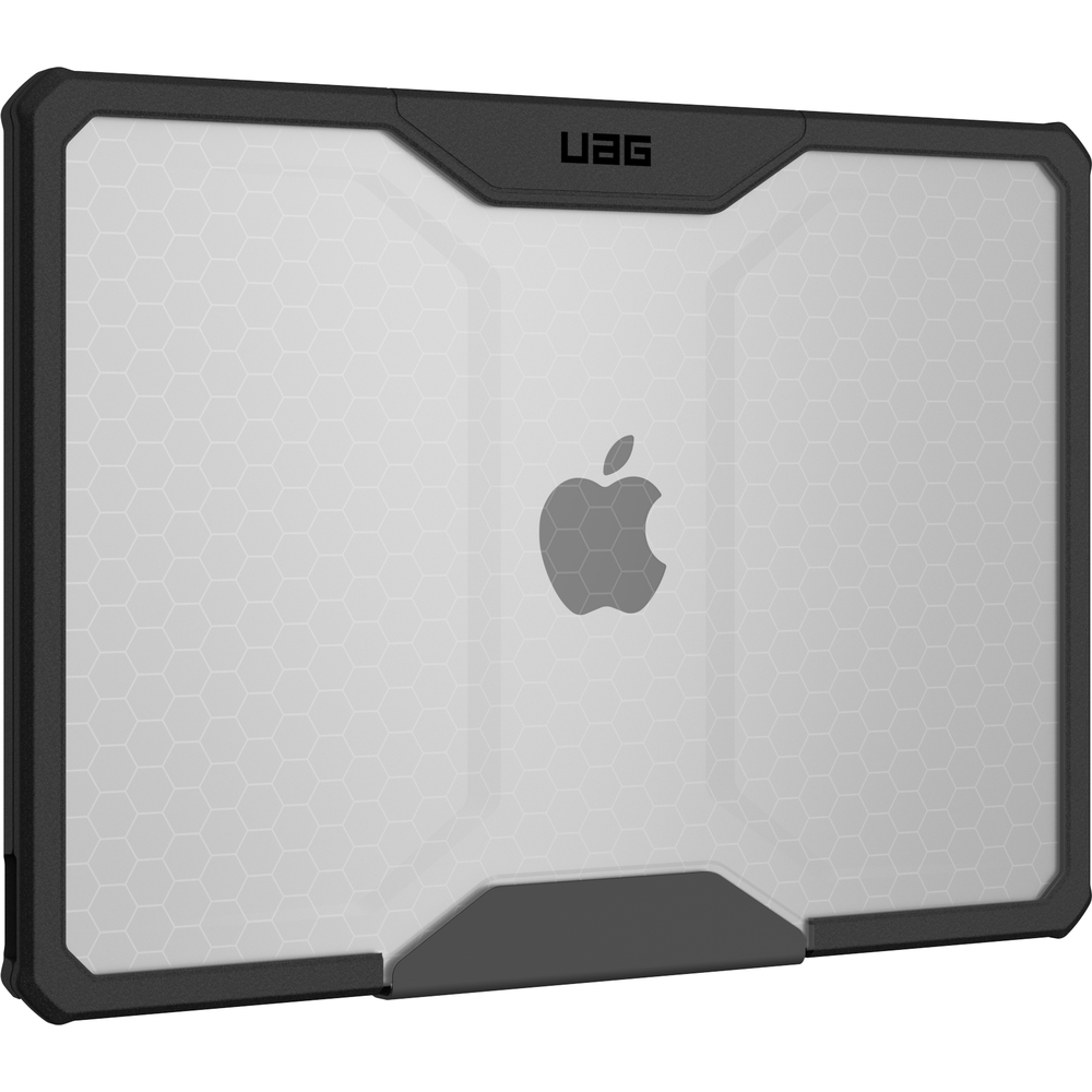 Чехол-накладка UAG Plyo Ice для MacBook Air 13" (2022 M2), «матовый лёд»/чёрный
