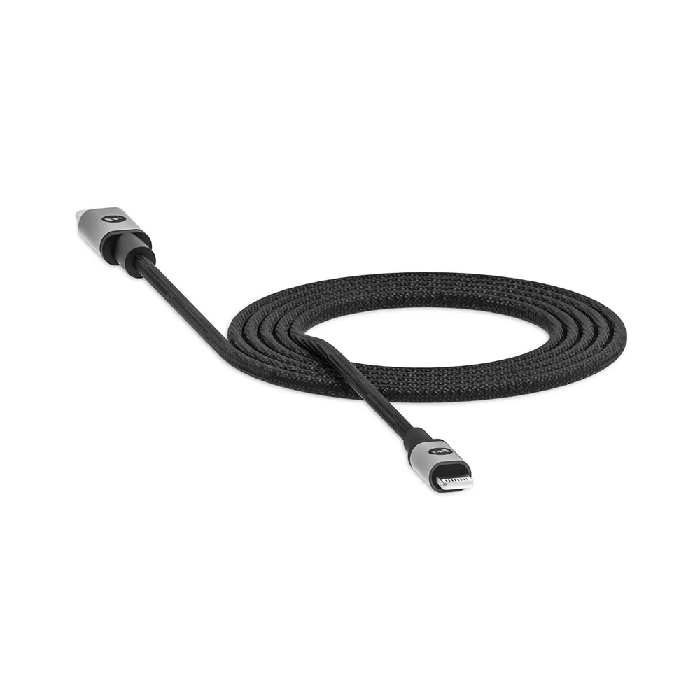 Кабель Mophie USB-C to Lightning. Длина 1,8м.Цвет черный