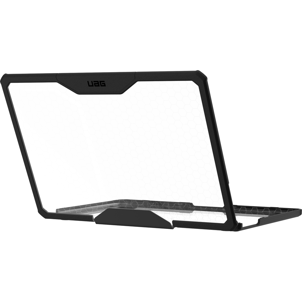 Чехол-накладка UAG Plyo Ice для MacBook Air 13" (2022 M2), «матовый лёд»/чёрный